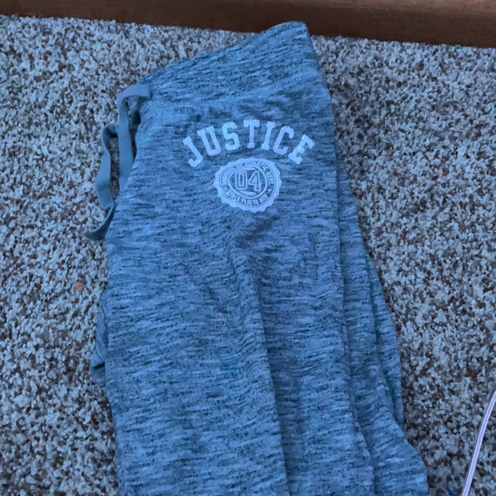 Grey sweatpants